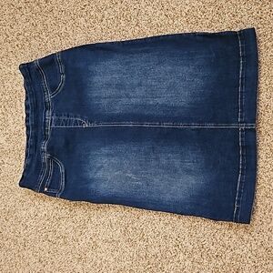 Mainstreet Exchange Knee length denim skirt